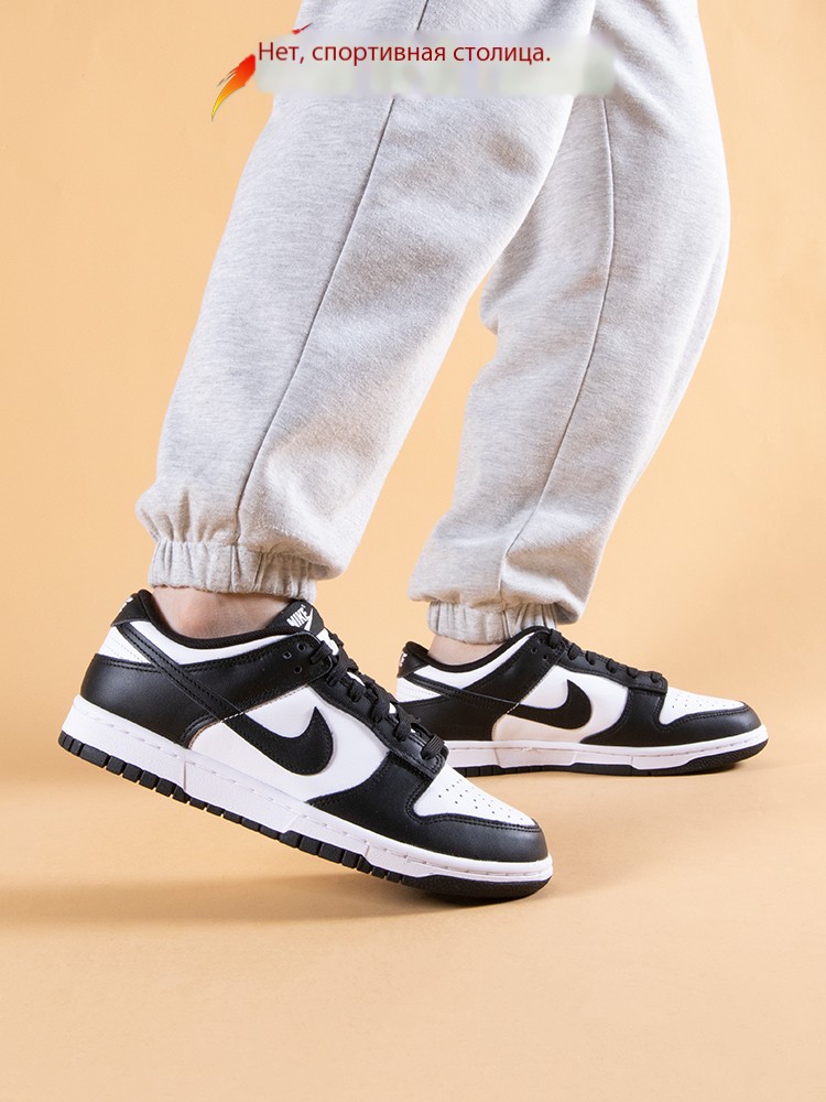 Кроссовки Nike Dunk Low черно-белые панда для мужчин и женщин, низкие, DD1391-100