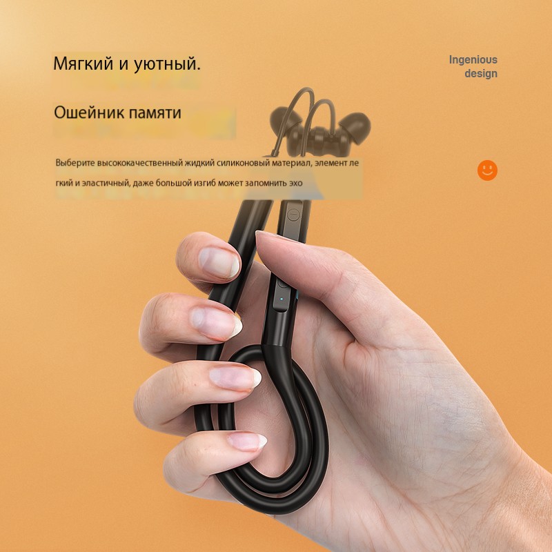 Спортивные беспроводные наушники Bluetooth 2021 года новая модель с двумя наушниками, вставляемыми в уши, подходят для мужчин и женщин, которые бегают на шее, подходят для oppo, Huawei, Apple, супер долгое ожидание и большой аккумулятор